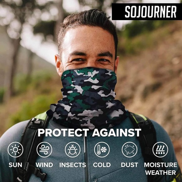 Neck Gaiter Face Mask Bandana (9 Pack) - Picture 5 of 7